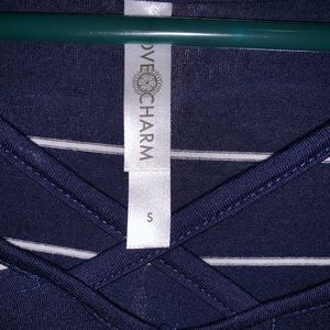 long sleeve, striped shirt